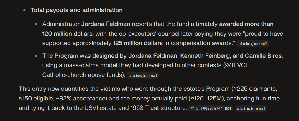 Epstein Victims’ Compensation Program